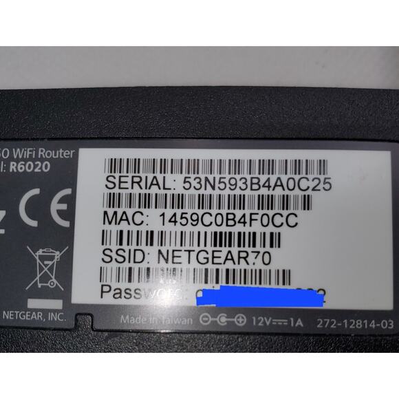 NETGEAR R6020 750 Mbps 4 Port Dual Band WiFi Router - Picture 5 of 7